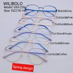 Оправа металлическая ультратонкая с флексом Wilibolo G95-259