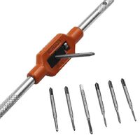 Набор мини-метчиков в пластиковом кейсе, 7 штук + метчикодержатель, M1.1-M2.5