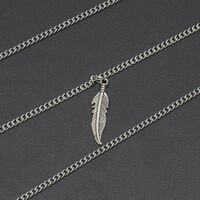 Металлическая нескользящая цепочка, c листом, для очков и масок GL287-2