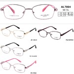 Metal eyeglass frame, material steel Allmilmo AL7094
