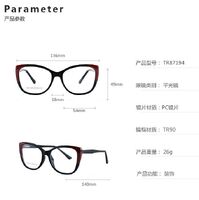 TR90 plastic frame or glasses with blue light protection, with spring hinges FA87194