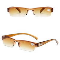 Gradient lenses plastic frame prescription glasses 816PC