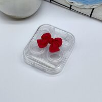 Mini soft contact lens kit with 2 containers M5001双副蝴蝶结