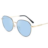 Очки металлические фотохромные с защитой от синего света 9636-GT