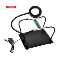 Лупа настольная мультифункциональная с подсветкой W609-XX, увеличение: 5X