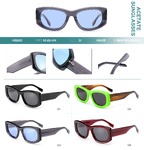 Polarized acetate plastic sunglasses Big City HS2821