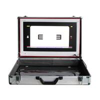 Portable auto chart projector 21.5'' with compartment for trial lens set