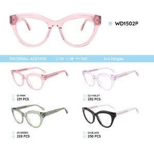 Plastic acetate eyeglasses frame for women WD1502