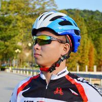 Очки защитные противоударные спортивные +5 насадок 骑行套装-002眼镜