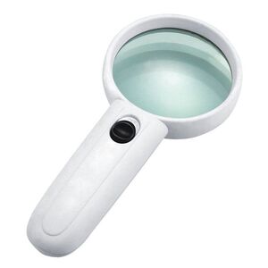 Magnifier with universal backlight, magnifying glass with handle 6B-4-XX, diameter 63 mm, magnification: 4Х