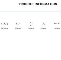 Металлические очки TR90 с защитой от синего света Blue Block FENQI F01177