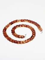 Fashion glasses chain with diamond form pearls GB136