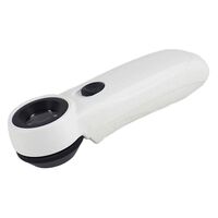 Magnifier with universal backlight, magnifying glass with handle 6B-C-XX, diameter 21 mm, magnification: 45Х