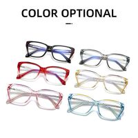 Plastic frame with anti-blue light protection lenses, with spring hinges Elit 5762-EL