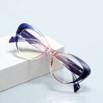 Plastic TR90 frames for glasses with Blue Ray Cut protection and flex hinges FOCUS FCS2165