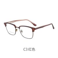 Combined frame (metal + TR90) or glasses with blue light protection, with spring hinges FA87129