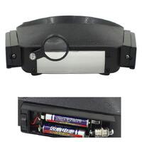 Binocular magnifier with backlight 81007, magnification 1.5/3/6.5/8