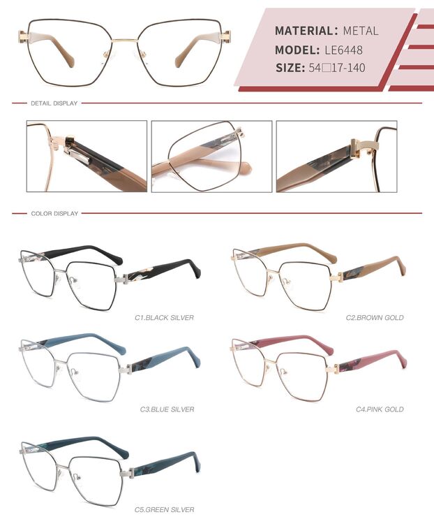 Оправа металлическая с флексом LE6448-DA