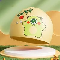 Шапочка для плавания силиконовая водонепроницаемая детская GJ003-YU