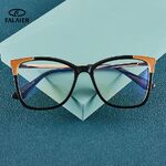 TR90 plastic frame or glasses with blue light protection, with spring hinges FA87046