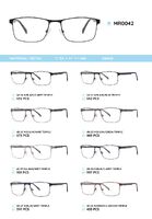 Металлическая оправа с дужками из материала TR-90 MR0042