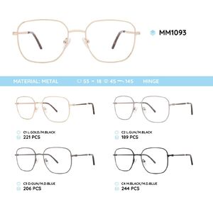 Metal men's frame for glasses MM1093