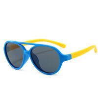 Polarized silicone sunglasses with UV400 protection for kids T111011