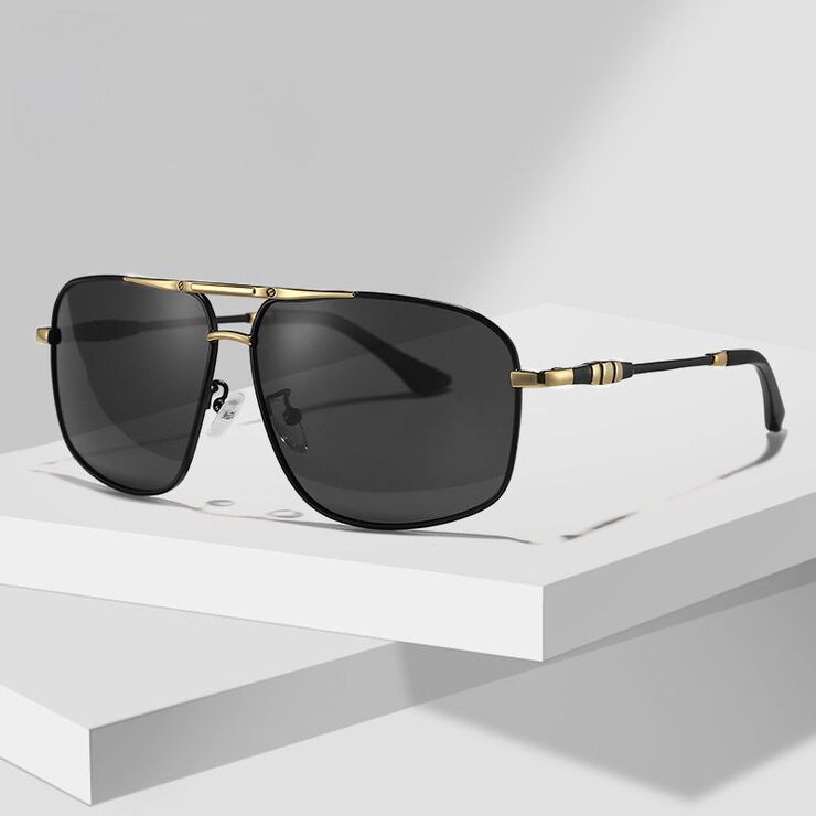 Polarized metal sunglasses with UV400 protection 2872-GT