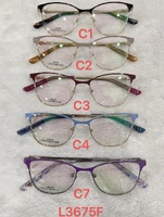 Metal frames for glasses L3675F