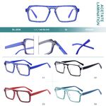 Plastic frames for glasses, acetate lamination with spring hinges Big City BL-2836