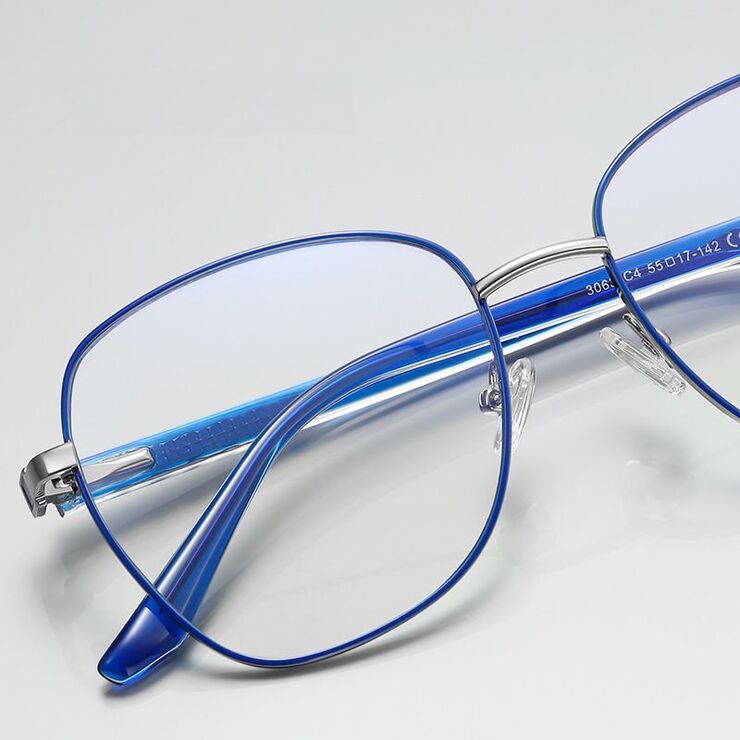 Metal Blue Blocker frames for glasses MORE FCS3063
