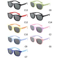 Polarized silicone sunglasses with UV400 protection for kids T18008