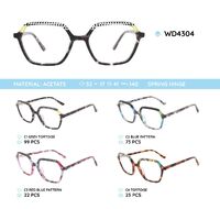 Plastic acetate eyeglasses frame WD4304