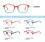 Acetate plastic frames for kids, with spring higes WK3040