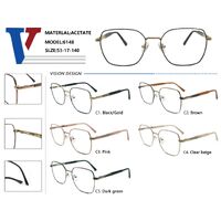 Metal + plastic frame with spring hinges 6148-DA