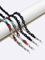 Цепочка для очков из акрила с леопардовым принтом GM137