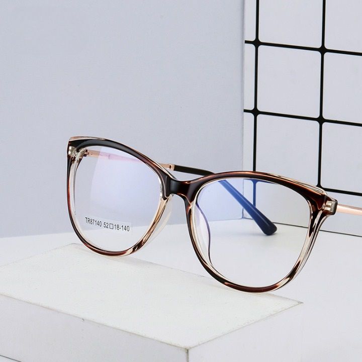 TR90 plastic frame or glasses with blue light protection, with spring hinges FA87140