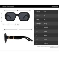 Пластиковые женские солнцезащитные очки с квадратными линзами Elit 9148-EL