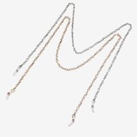 Metal non-slip chain, 2-piece set gold and silver, for glasses and masks GM011