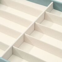 Glasses and frames portable holder display with 15 slots and cover, from 1 piece JS-C250221-3