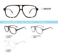 Plastic frames for glasses acetate material WD1278