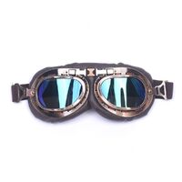 Очки защитные противоударные спортивные металлические 圆角金属铜色