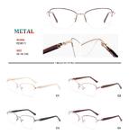Nylor metal frames for glasses with spring hinges Big City RD9011