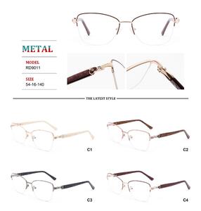 Nylor metal frames for glasses with spring hinges Big City RD9011
