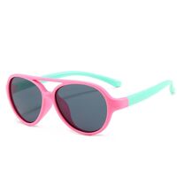 Polarized silicone sunglasses with UV400 protection for kids T111011