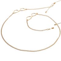 Металлическая нескользящая цепочка, с очками, для очков и масок GL037-2