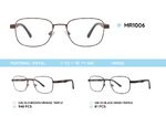 Металлическая оправа с дужками из материала TR-90 MR1006