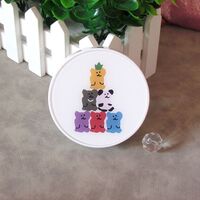 Soft contact lens kit XF008小熊