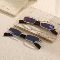 Plastic folding eyeglasses for reading, Blue ray cut, diopters from +1.00 to +4.00, PD62-64 KY707折叠老花