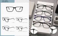 Combined plastic acetate + metal frame for men, with spring hinges Big City MG6813